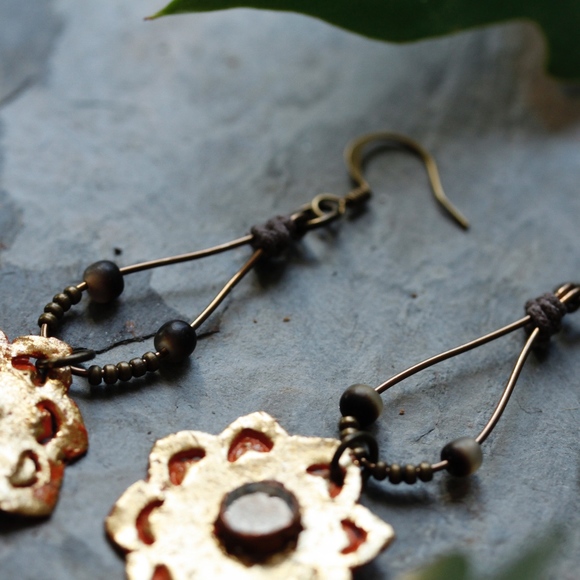 Handmade Vintage Earrings - Picture 7 of 7